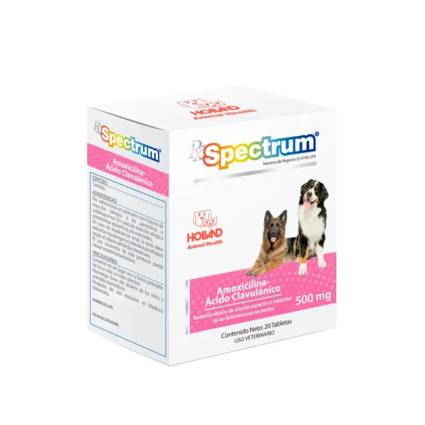 Rx Spectrum Amoxicilina-Ácido Clavulánico 500 mg