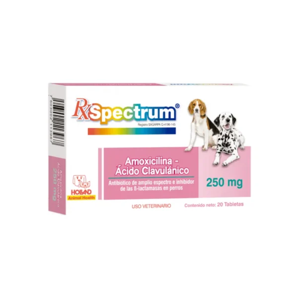 Rx Spectrum Amoxicilina-Ácido Clavulánico Tabs 250 mg