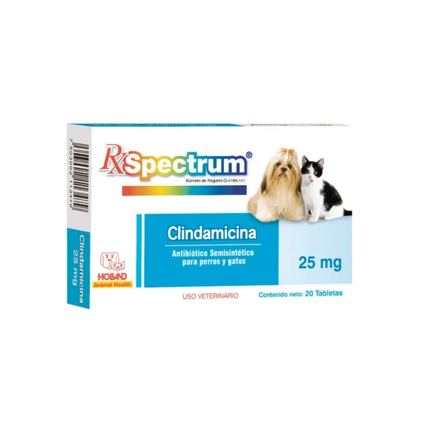 Rx Spectrum Clindamicina Tabs 25 mg