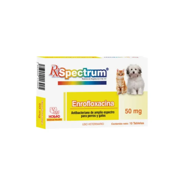 Rx Spectrum Enrofloxacina Tabs 50 mg