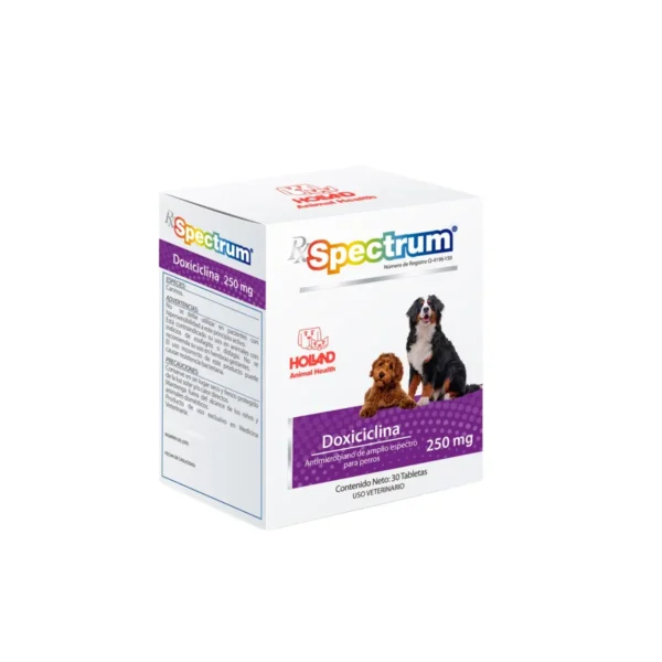 Rx Spectrum Doxiciclina Tabs hospitalarias 250 mg