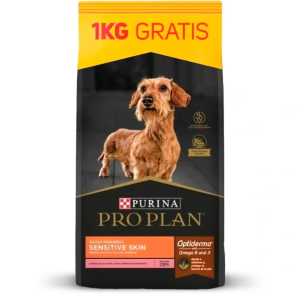 Purina Pro Plan Adulto Razas Pequeñas Sensitive Skin 4 kg